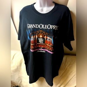 Grand Ole Opry Nashville Tennessee Country Music Concert Black T-Shirt Size XL